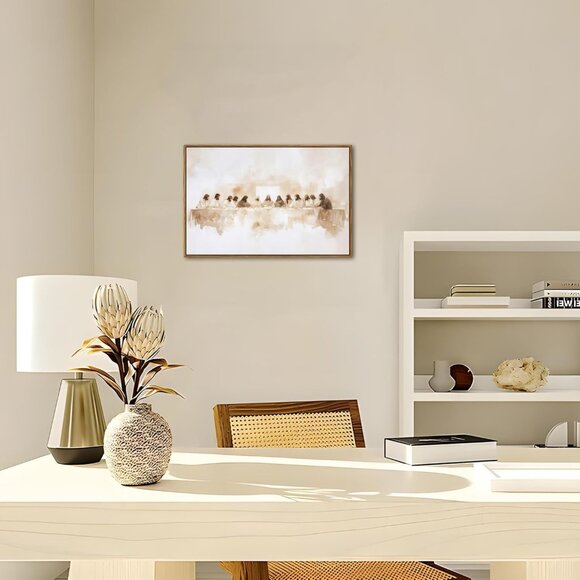 Jesus Last Supper Wall Art, Christian Wall Decor Paintings, Christ Pictures Reli - Picture 9 of 9